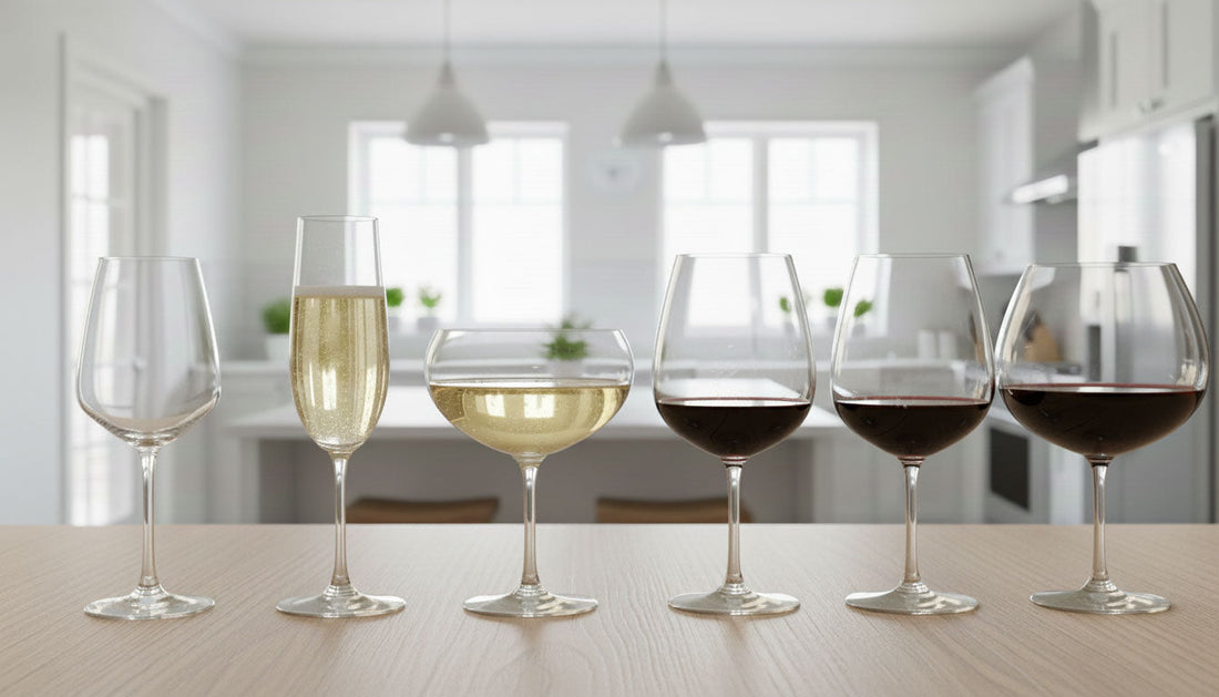 Welches Glas für welchen Wein? 5 Glastypen im Vergleich – Viinocase