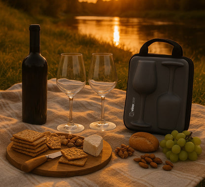 Viinocase – 2 Weingläser to go im Case
